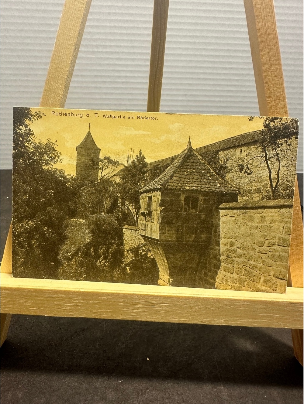 Antique Rothenburg o.T. Rödertor Wall Germany Vintage Postcard